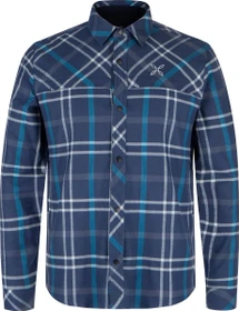 Montura Check Hemd langarm graphite blue/deep blue (Herren)