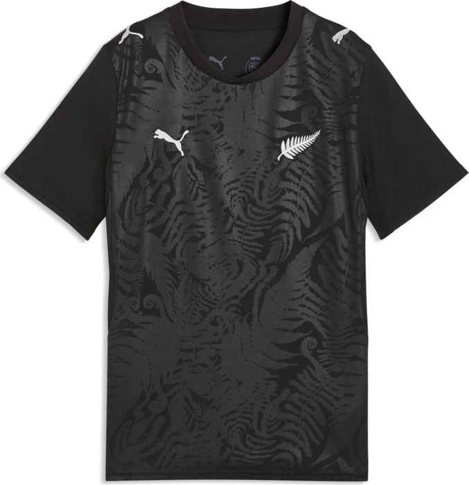 Puma FIFA WM 2026 Neuseeland Heimtrikot kurzarm puma black/puma silver (Junior)
