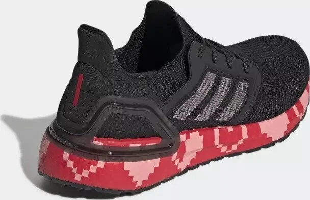 adidas Ultraboost 20 core black/glory pink/scarlet (Damen)