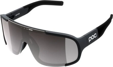 POC Aspire uranium black/clarity road-sunny silver cat 3