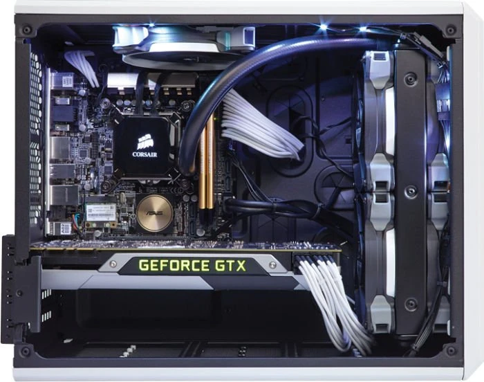Corsair Carbide Series Air 240 weiß, Acrylfenster