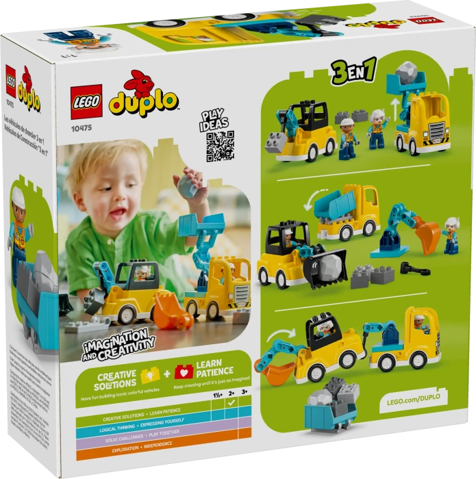 LEGO DUPLO - Baufahrzeuge 3-in-1-Set