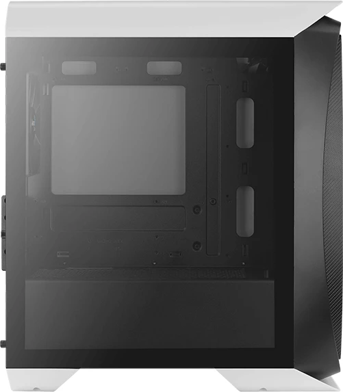 AeroCool Aero One Mini, weiß, Glasfenster