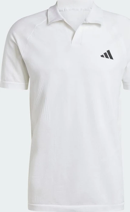 adidas Tennis Pro Seamless Aeroready FreeLift Poloshirt kurzarm weiß (Herren)