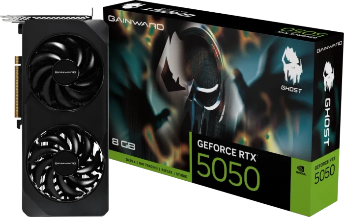 Gainward GeForce RTX 5050 Ghost, 8GB GDDR6, HDMI, 3x DP