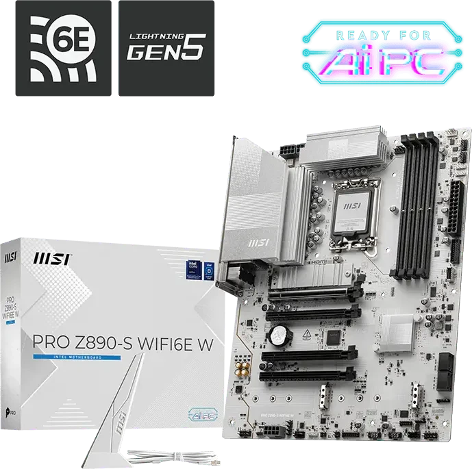 MSI PRO Z890-S WIFI6E W (Intel 1851)