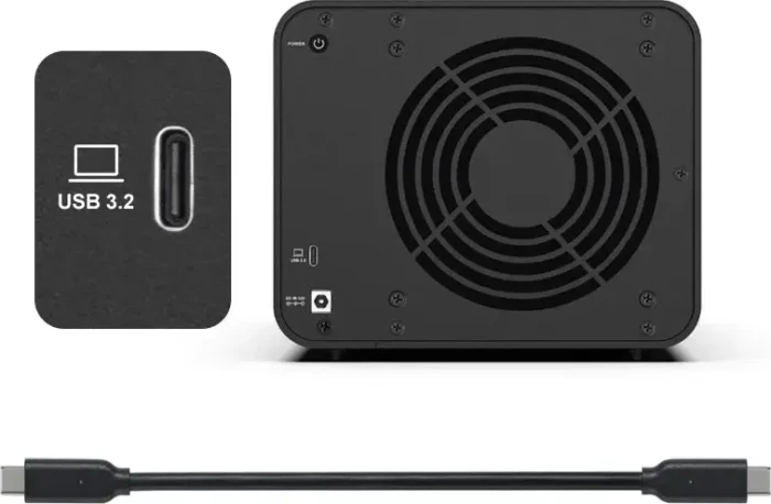 TerraMaster D4-320, USB-C 3.1
