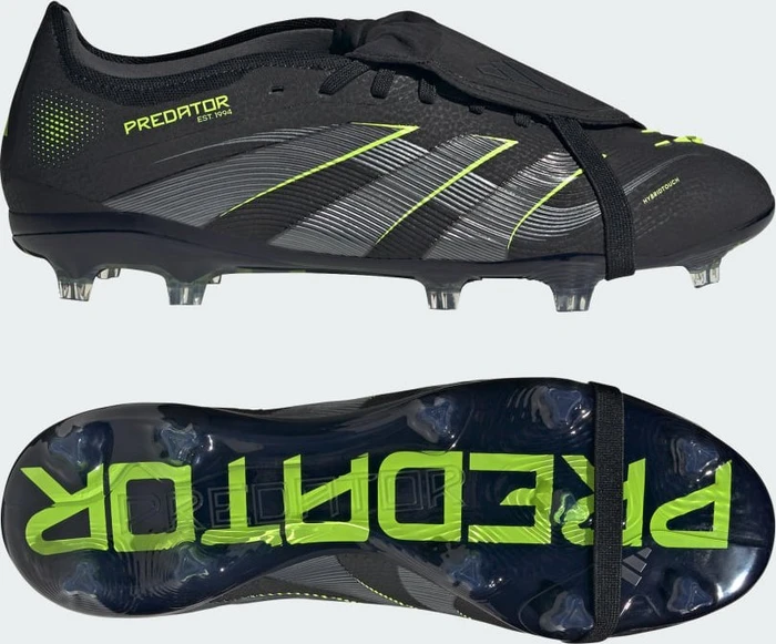 adidas Predator Pro Fold-Over Tongue FG core black/carbon/lucid lemon