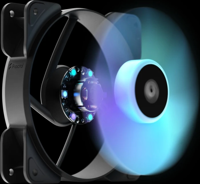 Fractal Design Aspect 12 RGB PWM, schwarz, 120mm, 3er-Pack