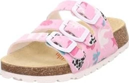 Superfit Fussbettpantoffel Sandale rosa/mehrfarbig (Junior)