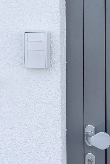 ABUS KeyGarage 787 zur Wandmontage Schlüsselkasten, weiß, mechanische Zahlenkombination