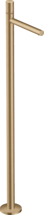 Hansgrohe Axor Uno Waschbeckenarmatur bodenstehend mit Zerogriff ohne Ablaufgarnitur brushed bronze