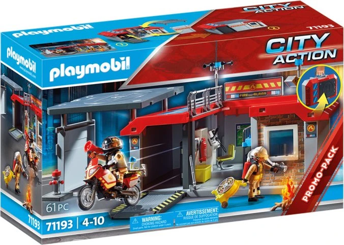 playmobil City Action Mitnehm-Feuerwehrstation