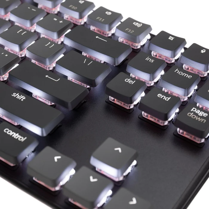 Keychron K1 V4, 80% TKL, LEDs weiß, schwarz, Gateron LOW PROFILE RED, USB/Bluetooth, US