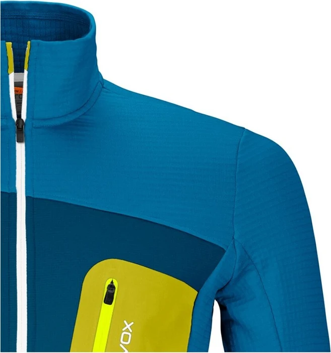 Ortovox Fleece Grid Funktionsjacke heritage blue (Herren)