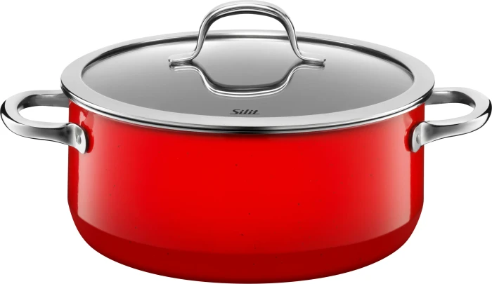 WMF Silit Passion Bratentopf 24cm 4.4l red