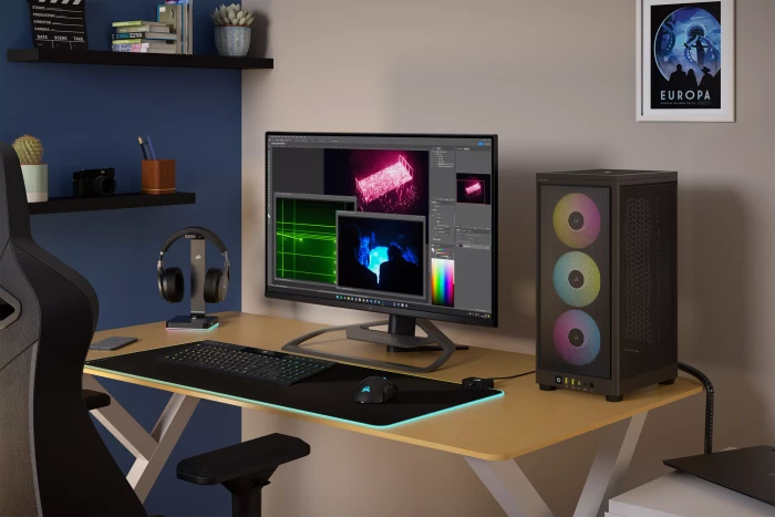 Corsair 2000D RGB Airflow, schwarz, Mini-ITX