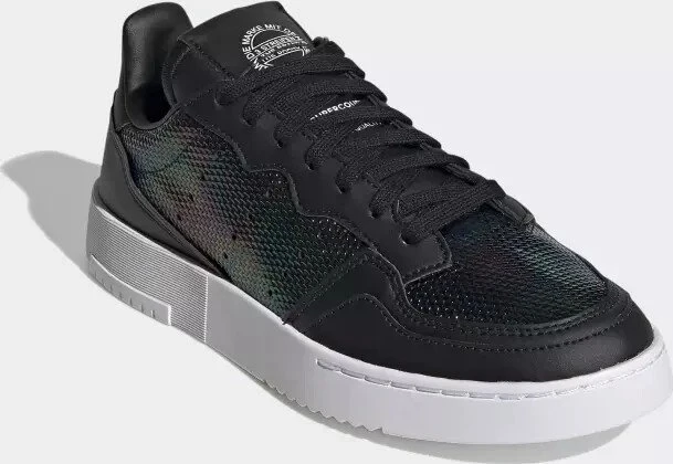 adidas Supercourt core black/cloud white/mystery ruby (Damen)