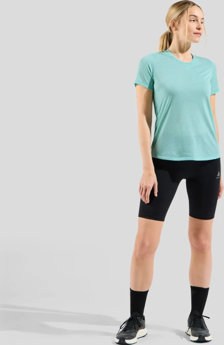 Odlo Active 365 Linencool Funktionsshirt kurzarm aqua haze melange (Damen)