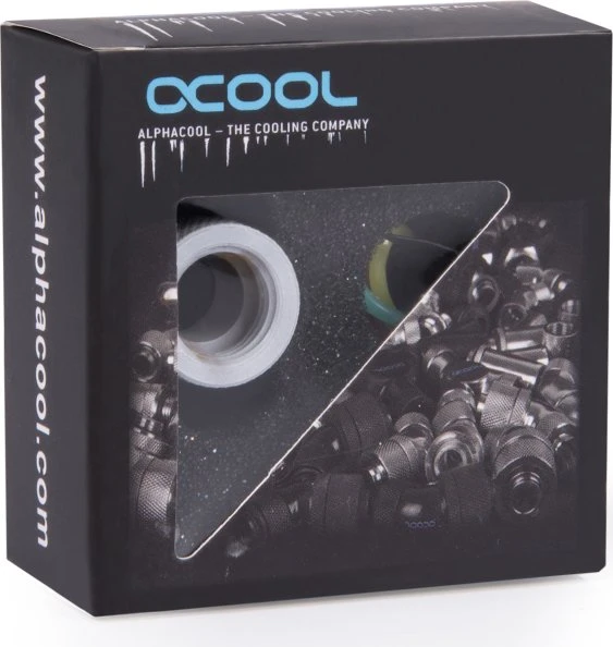 Alphacool Eiszapfen Verlängerung G1/4" auf G1/4", 10mm, white