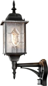 Konstsmide Milano 16cm Sensor Wandleuchte 1-flammig schwarz