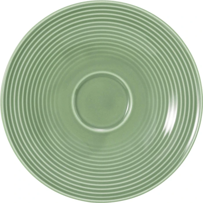 Seltmann Weiden Beat Color Glaze Kombi-Untertasse 16.7cm salbeigrün