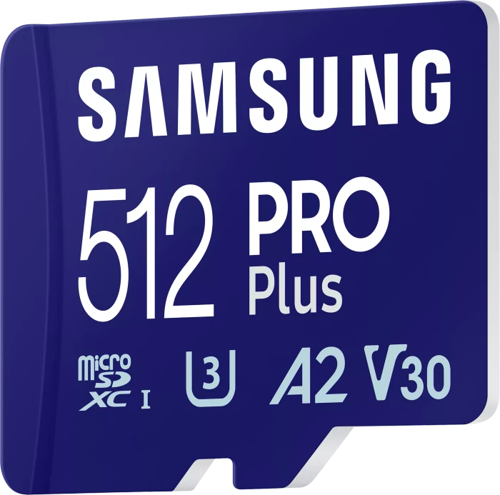 Samsung PRO Plus R180/W130 512GB Kit, UHS-I U3, A2, Class 10