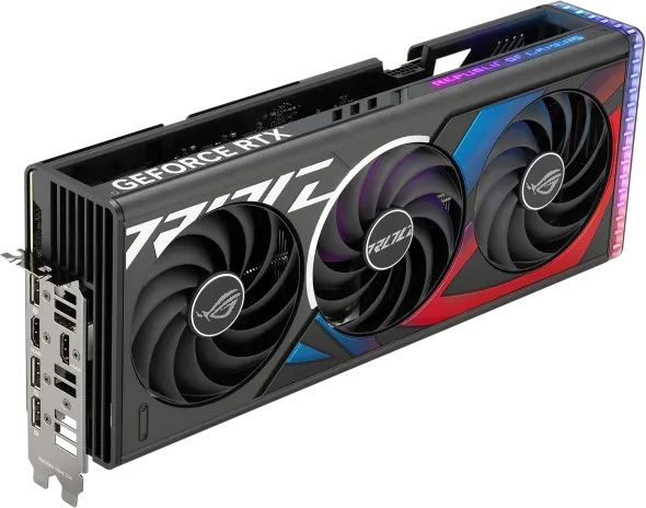 ASUS ROG Strix GeForce RTX 4070 Ti SUPER, ROG-STRIX-RTX4070TIS-16G-GAMING, 16GB GDDR6X, 2x HDMI, 3x DP