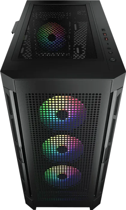 Cougar Duoface Pro RGB, schwarz, Glasfenster