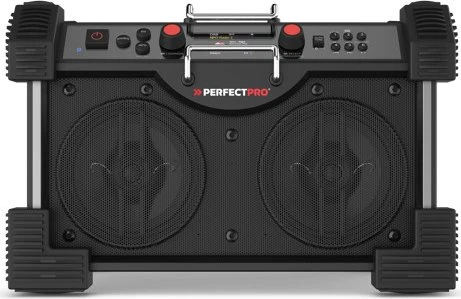 PerfectPro Rockhart 18V Akku-/Elektro-Baustellenradio solo