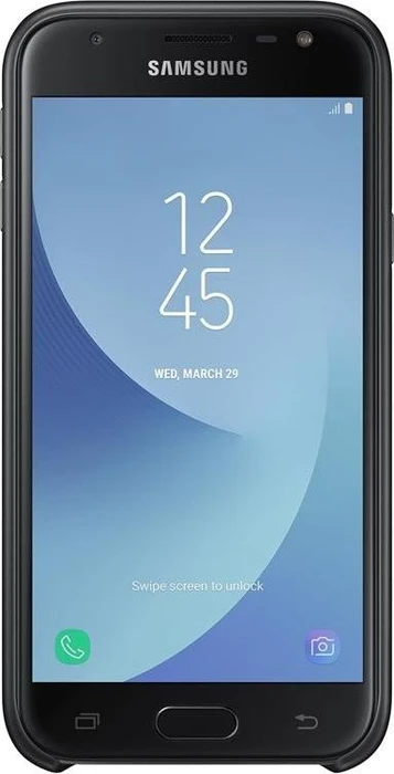 Samsung Dual Layer Cover für Galaxy J3 (2017) schwarz