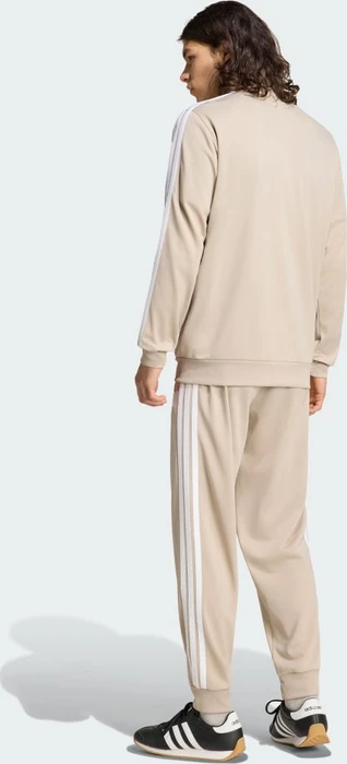 adidas Basic 3-Streifen Tricot Trainingsanzug khaki three/white (Herren)