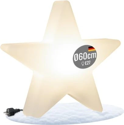 8 seasons design White Motiv Shining Star 60cm LED 1x E27