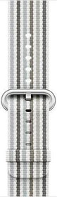 Apple Nylon-Armband gestreift für Apple Watch 42mm grau