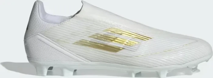 adidas F50 League Laceless FG/MG cloud white/gold metallic