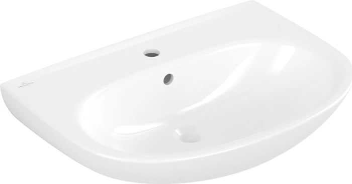 Villeroy & Boch O.novo Waschbecken 650x480x180 mm, mit Überlauf, weiß alpin CeramicPlus