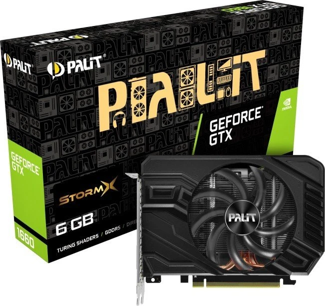 Palit GeForce GTX 1660 StormX, 6GB GDDR5, DVI, HDMI, DP