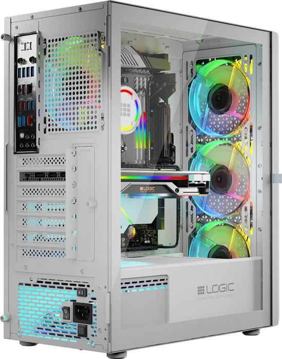 Logic Concept Aramis ARGB Midi White, Glasfenster