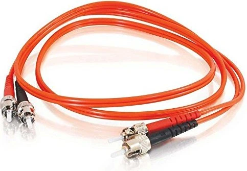 C2G LWL Duplex Kabel, OM1, 2x ST Stecker/2x ST Stecker, 2m, orange