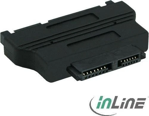 InLine SATA Adapter, SATA 22-Pin Stecker auf Slimline SATA 13-Pin Buchse