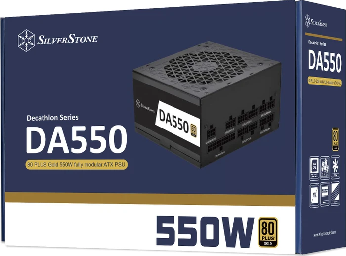 SilverStone Decathlon Gold Series DA550 Gold 550W, ATX 2.4
