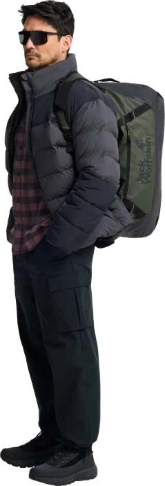 Jack Wolfskin Lite Flannel Hemd langarm check sheer plum (Herren)