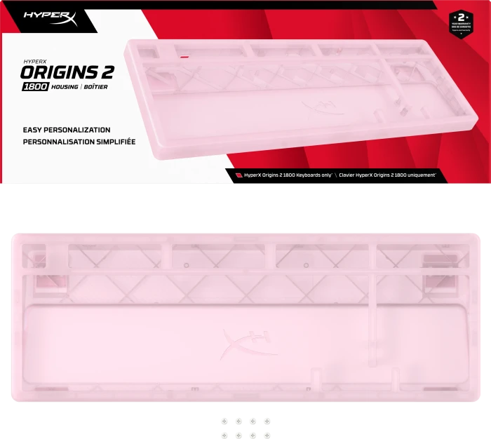 HP HyperX Origins 2 1800 Housing, Tastatur-Gehäuse, Pink