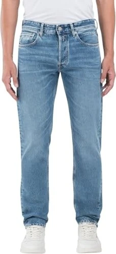 Replay Grover Straight Fit Jeans medium blue (Herren)