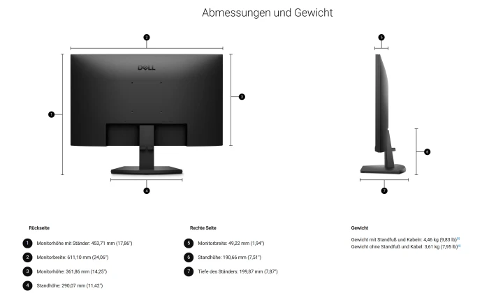 Dell 27 Monitor SE2726H, 27"