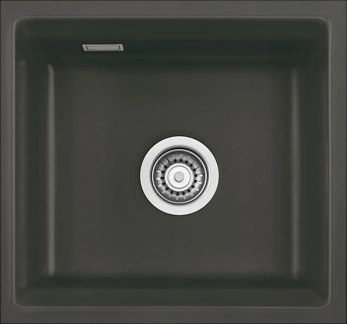 systemceram Kara 51 F/o Einbau Becken mittig schiefer