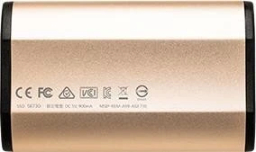 ADATA SE730, gold, 250GB, USB-C 3.1