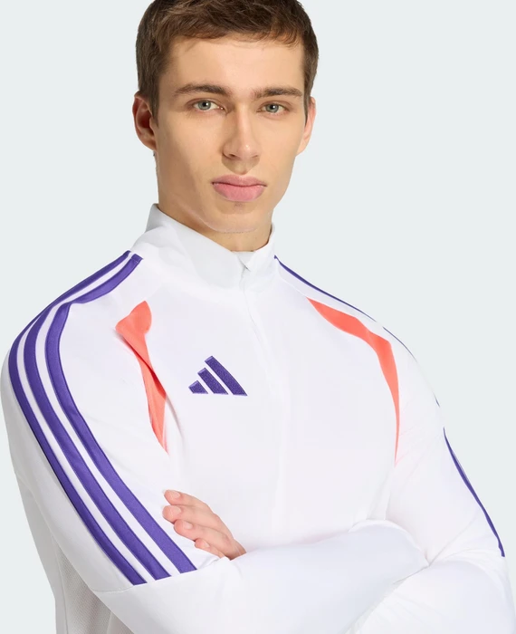adidas Tiro 26 League Trikot langarm white/pure purple/semi turbo (Herren)