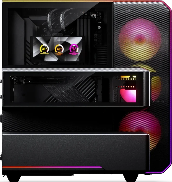 Phanteks EX5-MAX Black, Glasfenster