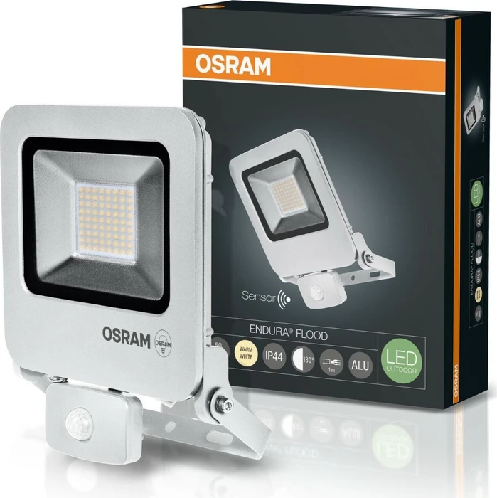 Osram Endura Flood Sensor 830 WT 50W Wandleuchte weiß